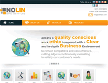 Tablet Screenshot of nolinbpo.com